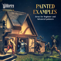 Wildspire hard PVC ABS detail miniatures deliver crisp features for dynamic battle scenes.