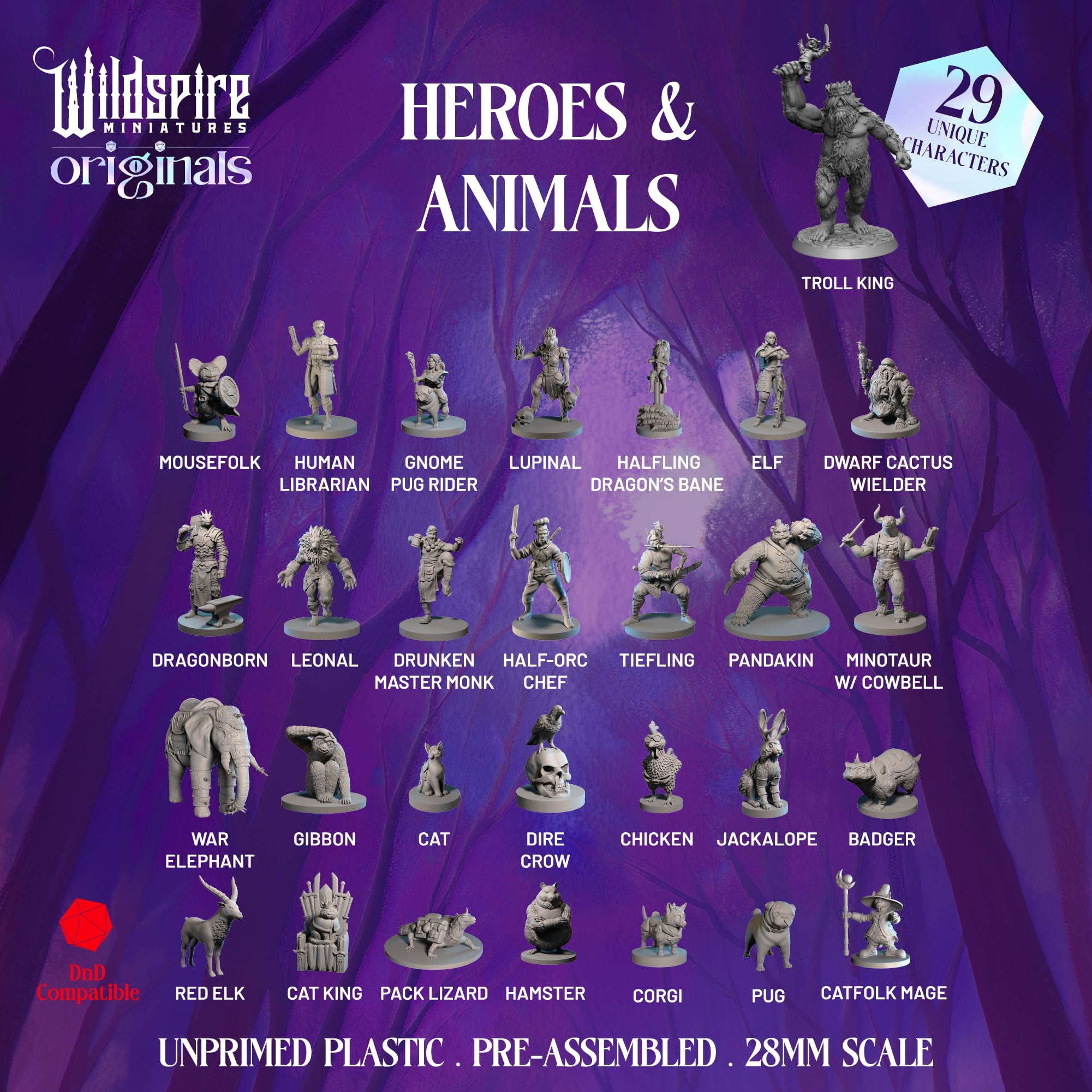Wildspire NPC animal companion wolf for reliable scouts and tactics.