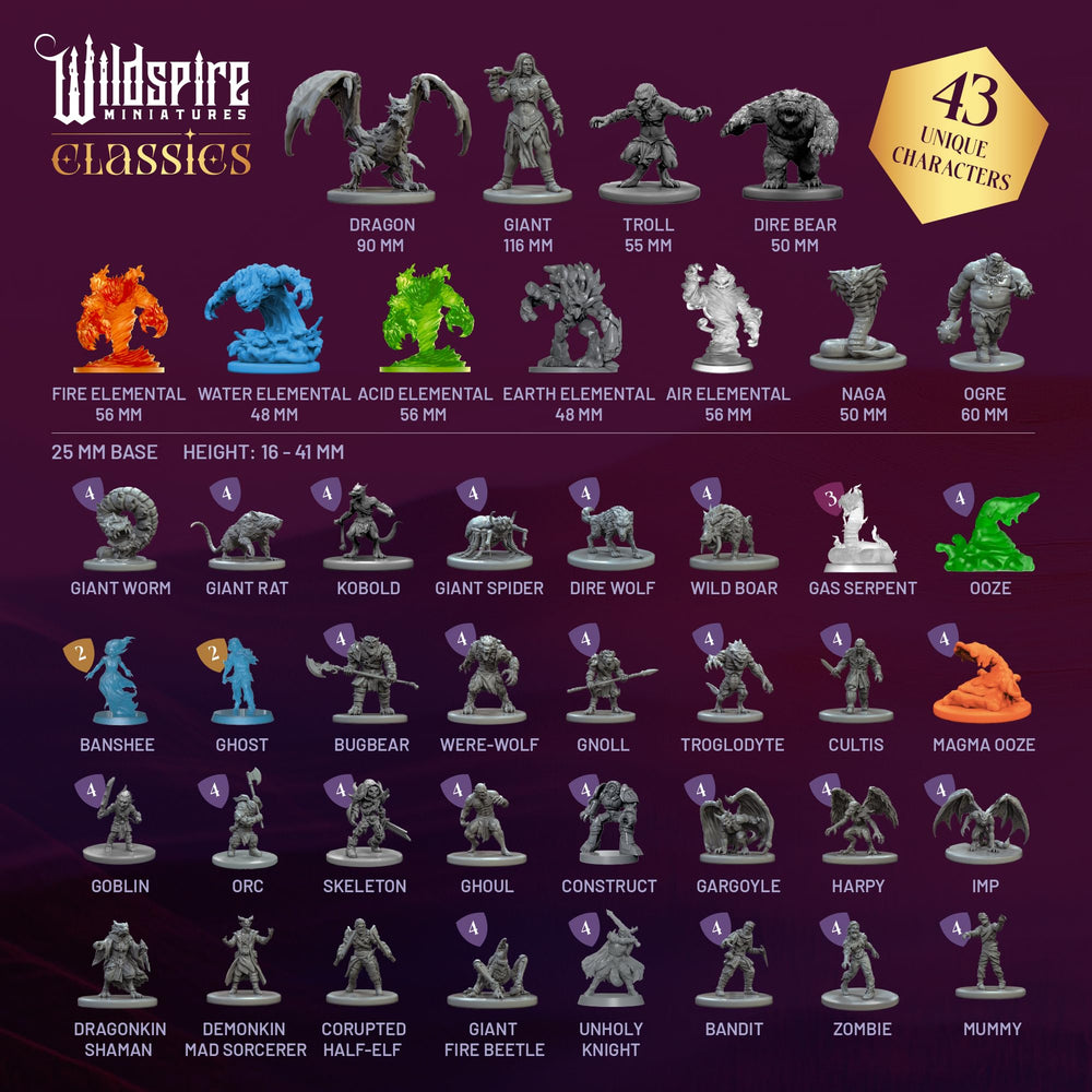 Iconic D&D monsters from Wildspire set for fast campaign setup