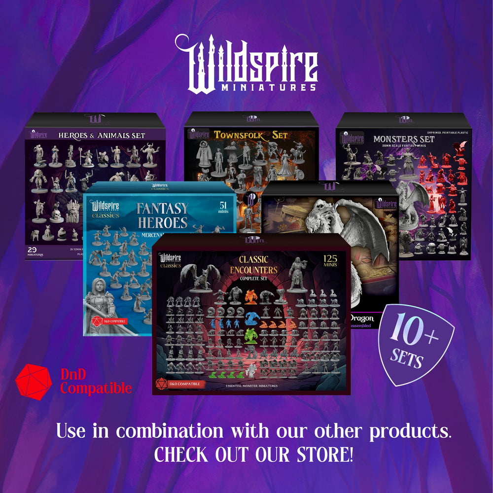 Wildspire painting gift minis are great for hobbyists and tabletop fans.