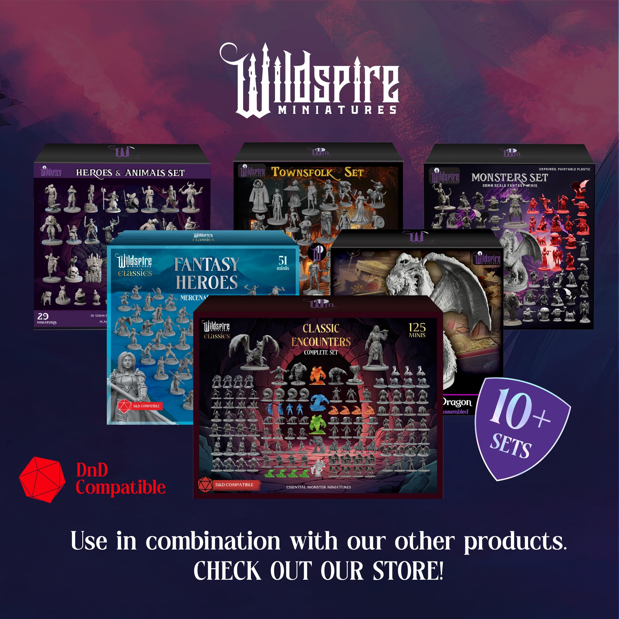 Wildspire Spellblades tabletop miniatures, ideal gifts for fantasy gaming fans.