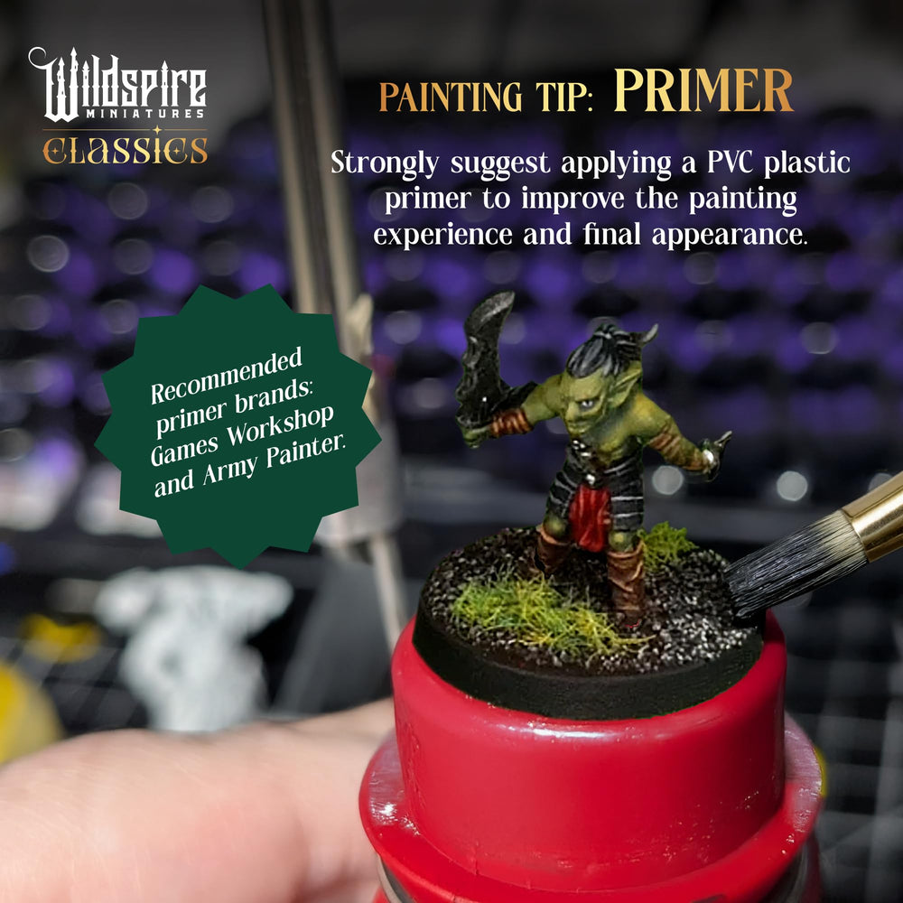 Wildspire unprimed DND fantasy figurines suitable for fast priming and detailed color work.