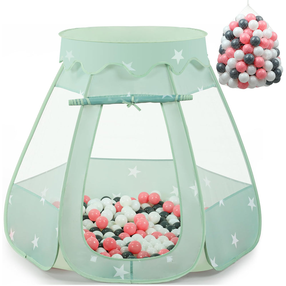 Wilhunter baby ball pit tent with 150 balls for sensory play