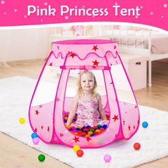 Wilhunter 50-ball pit with vivid colors encourages sensory exploration.