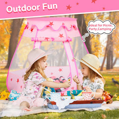 Wilhunter quick-assembly pop up tent saves setup time for families.