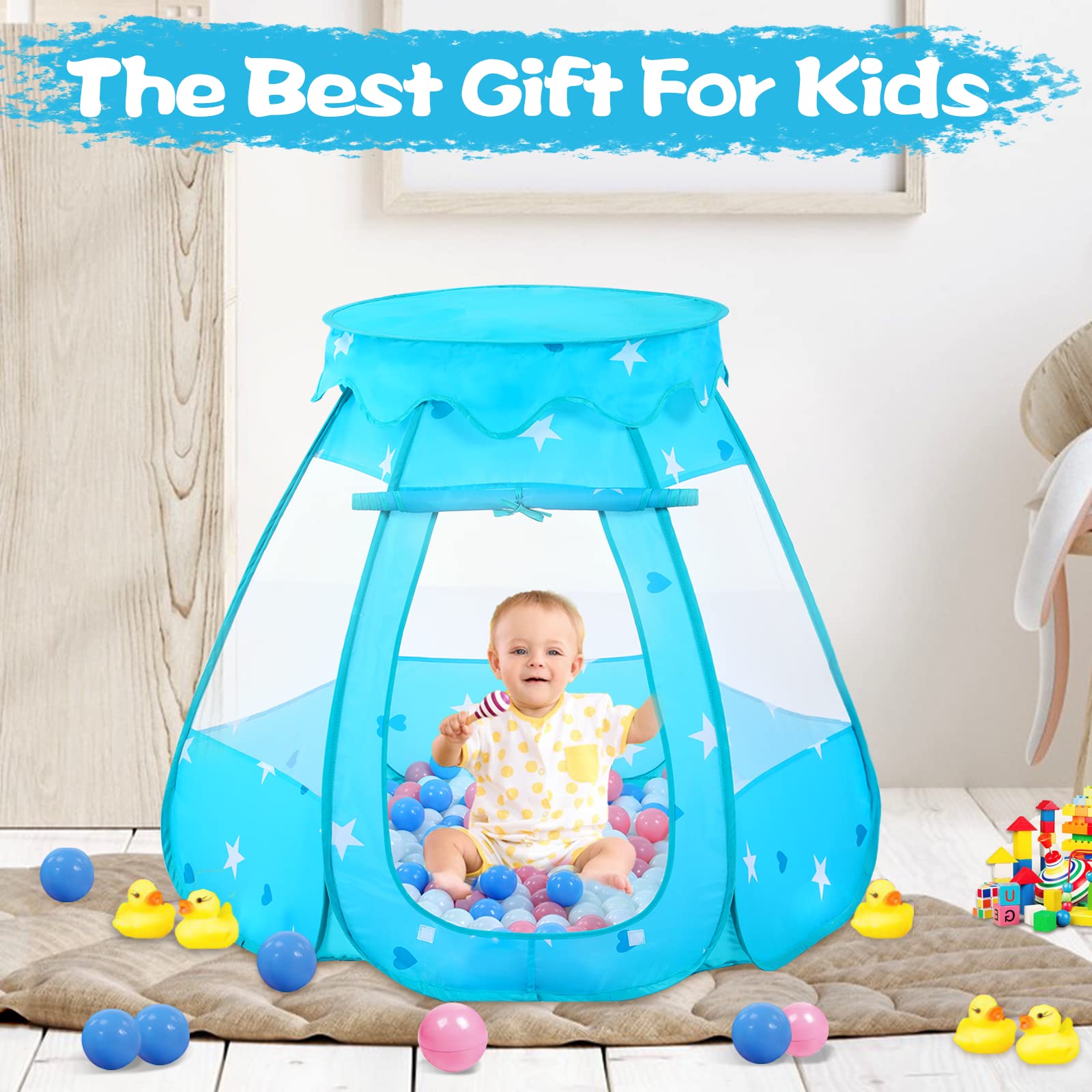 Wilhunter lightweight portable play tent designed for indoor and outdoor use