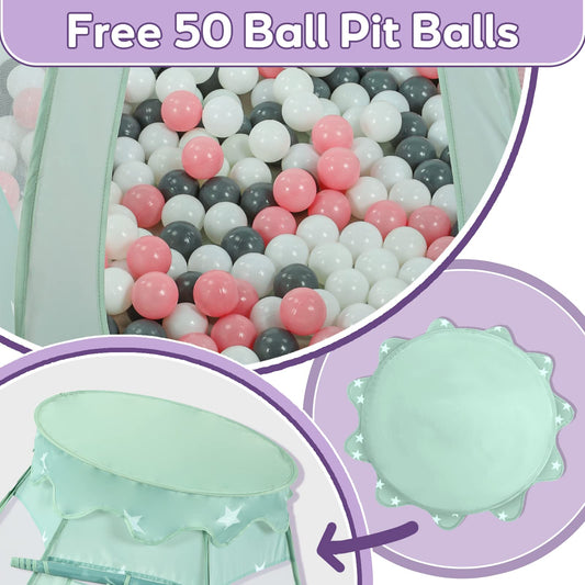 Wilhunter pop up ball pit tent offering quick setup for indoor fun.