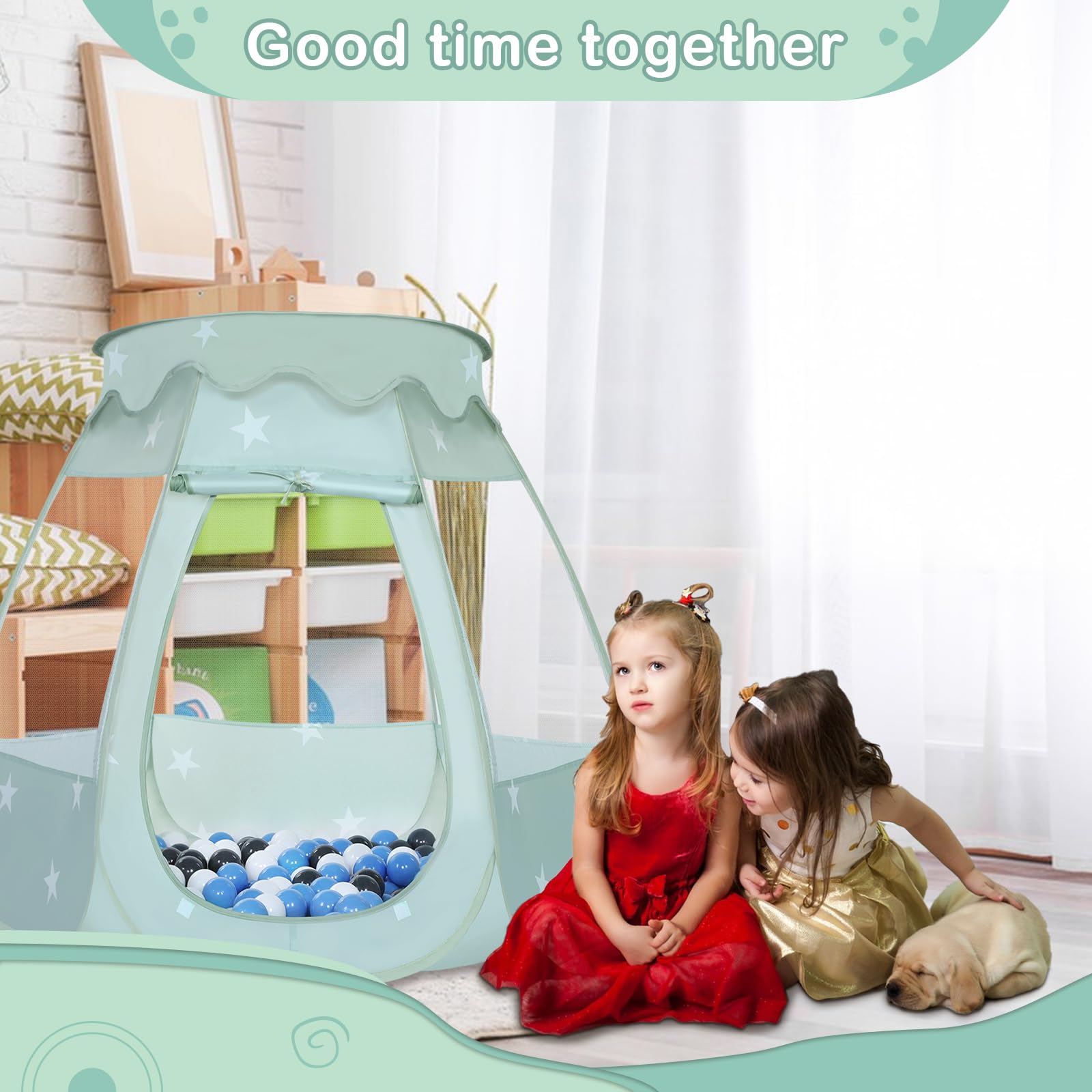 Wilhunter pop-up play tent ready for fast setup and grab-and-go fun.