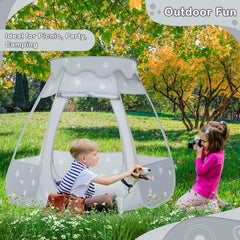 Wil hunter soft durable fabric ensures a safe and easy-to-clean tent