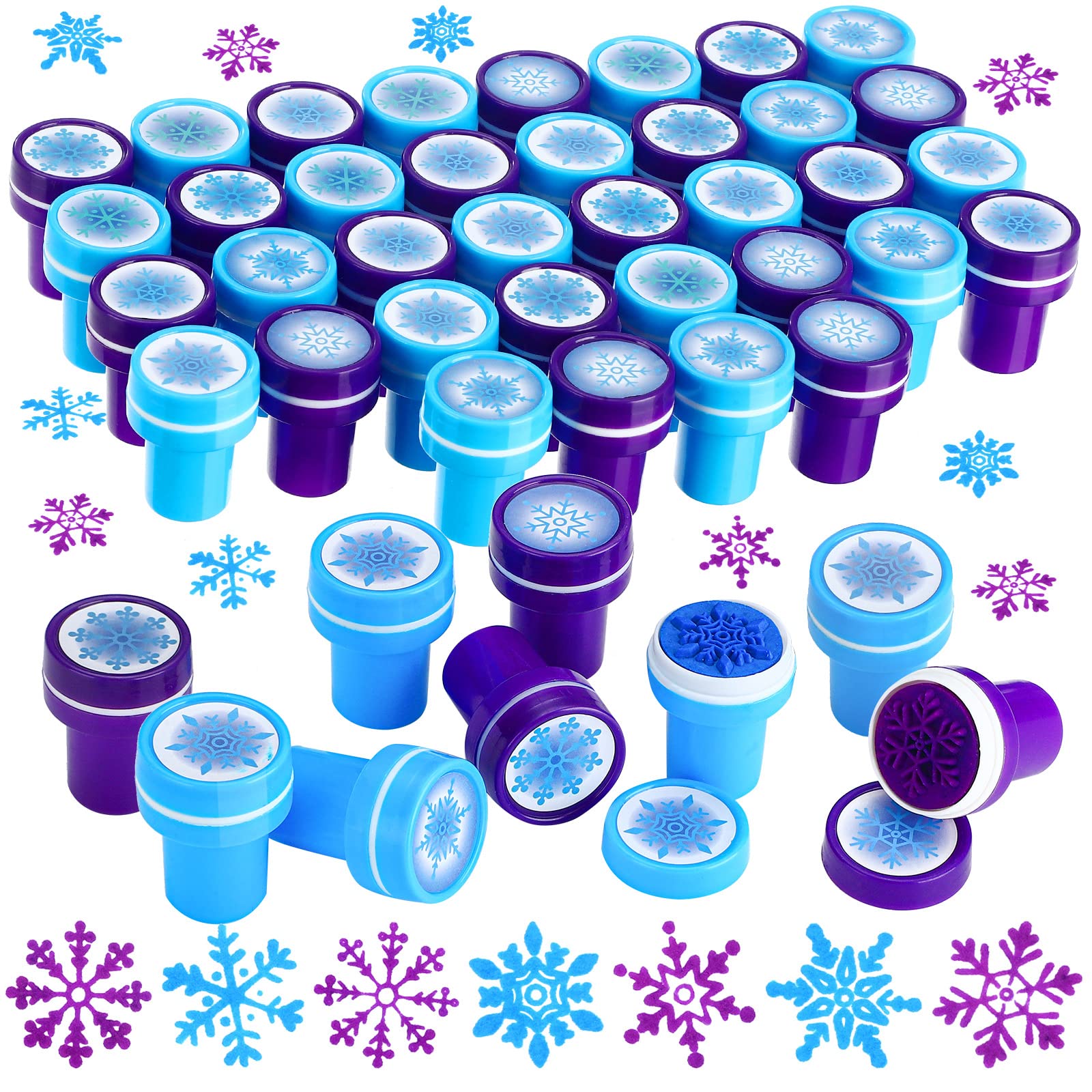 WILLBOND snowflake stamps six styles pack for versatile card making