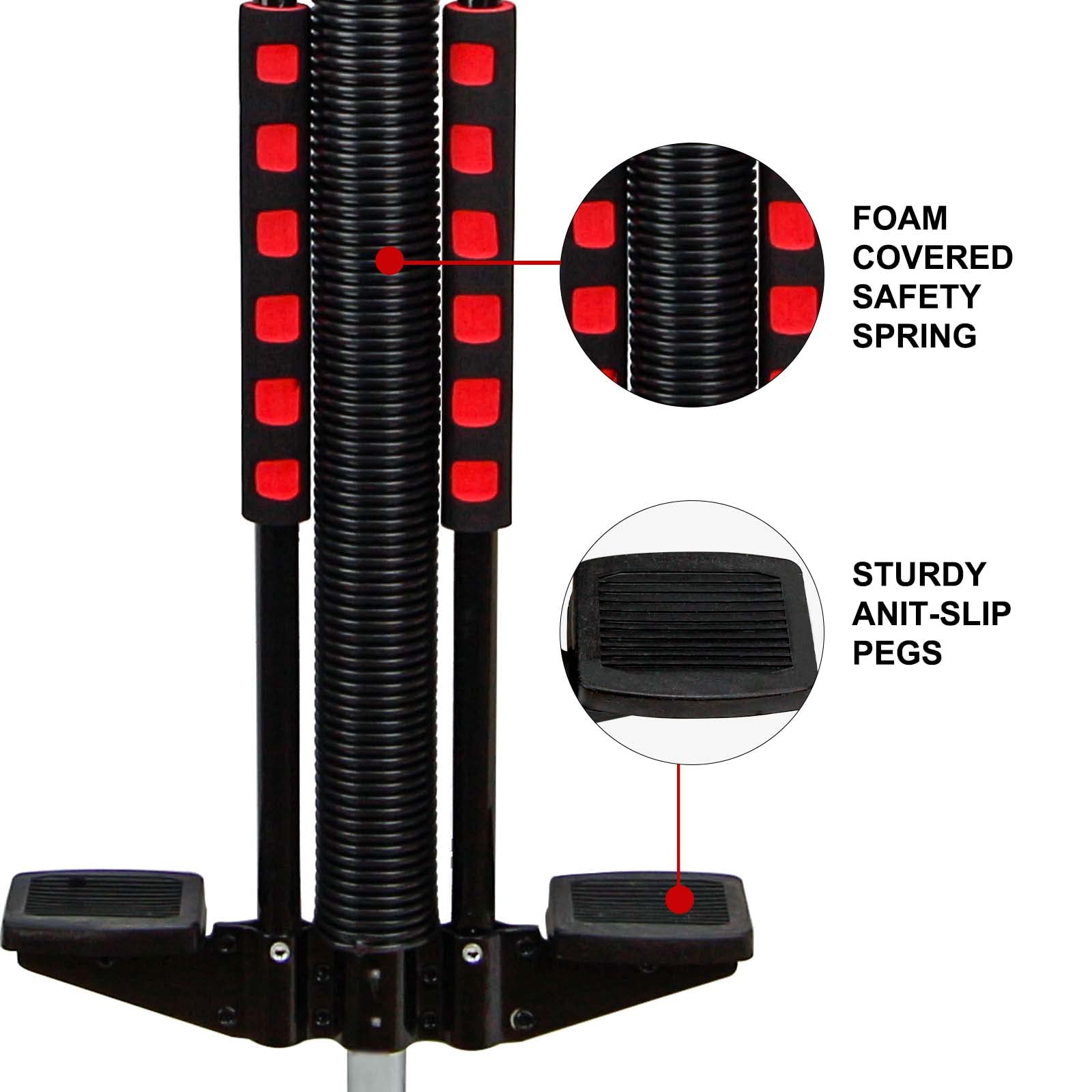 Willingfun Pro Master Pogo Stick kid performing a bounce session