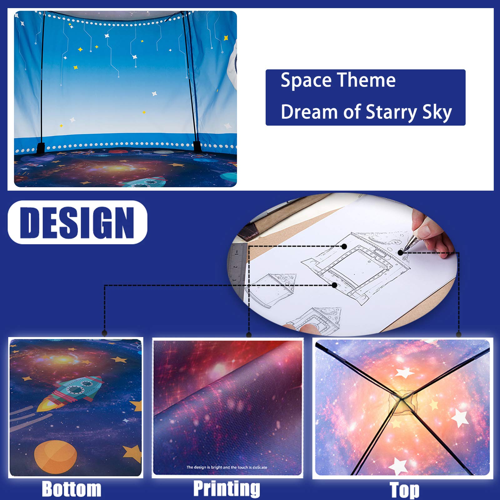 WillingHeart pop-up tent folds flat for easy storage and travel