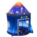 WillingHeart rocket tent opened for space adventure and imaginative play