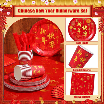 Willinglong 171 Pcs kit napkins offer soft absorbency and festive flair