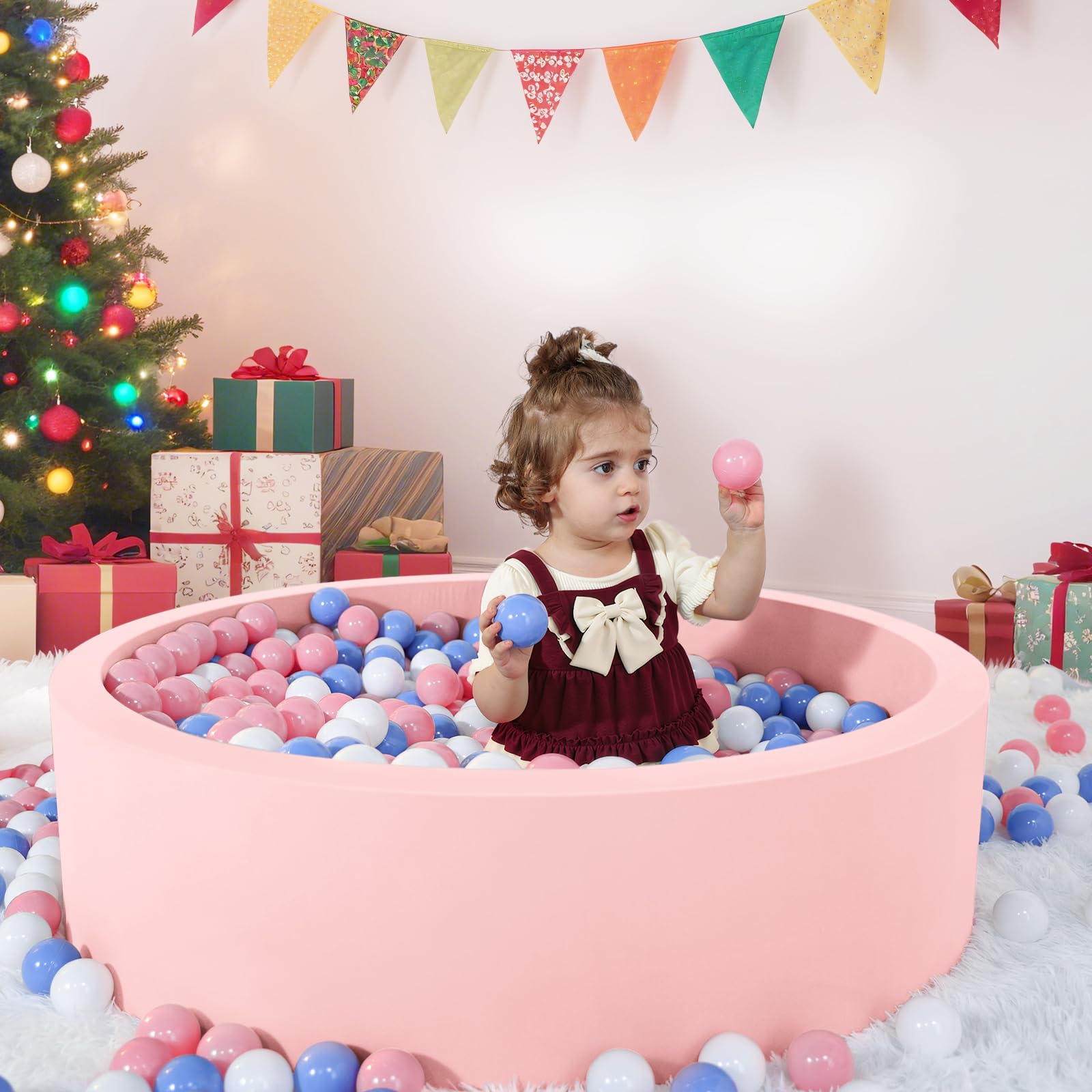 Bright, kid-friendly colors boost color recognition and motor skill practice.