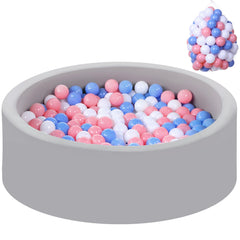 Wilwolfer foam ball pit outer view with soft memory foam walls