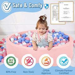 Soft memory sponge walls cushion tiny hands during playtime.