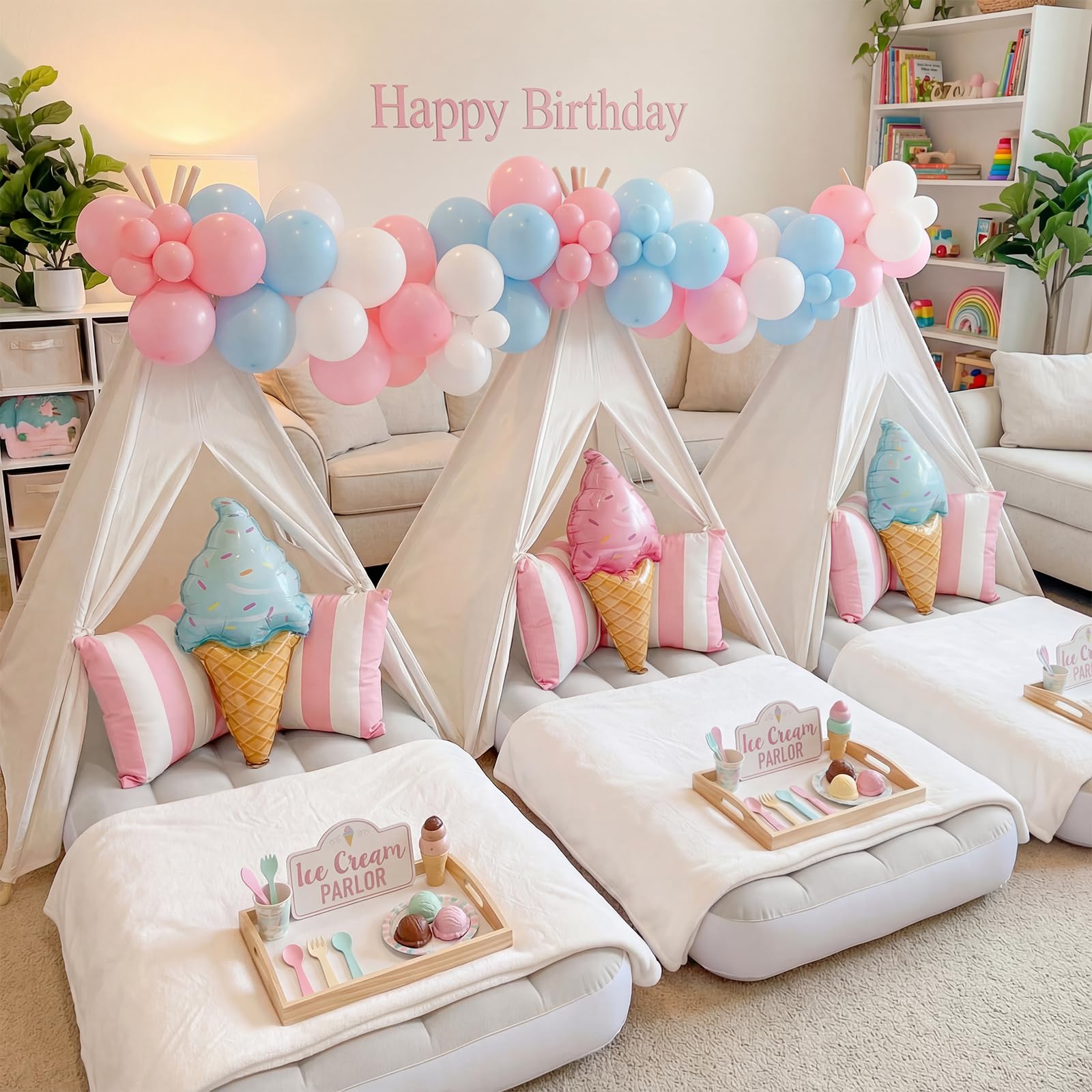 Wilwolfer tepee tent with soft mat offers extra comfort during play or nap