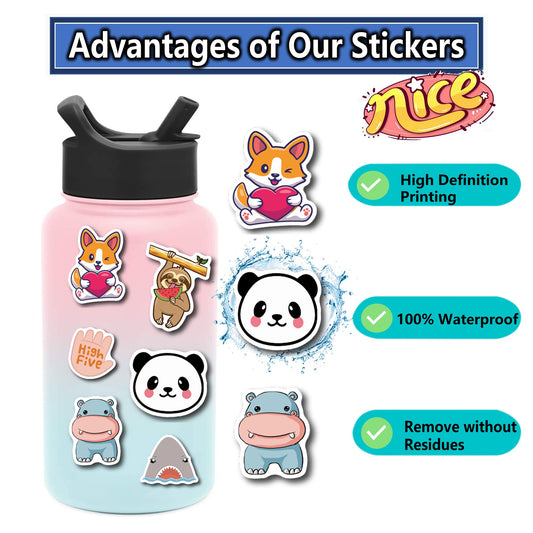 Win4pdlay kawaii stickers for laptops and notebooks spark creativity