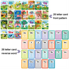 Winbar Alphabet Water Coloring Card letter B showing illustration and words.