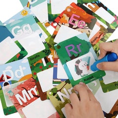 Winbar Alphabet Water Coloring Card size fits small hands.
