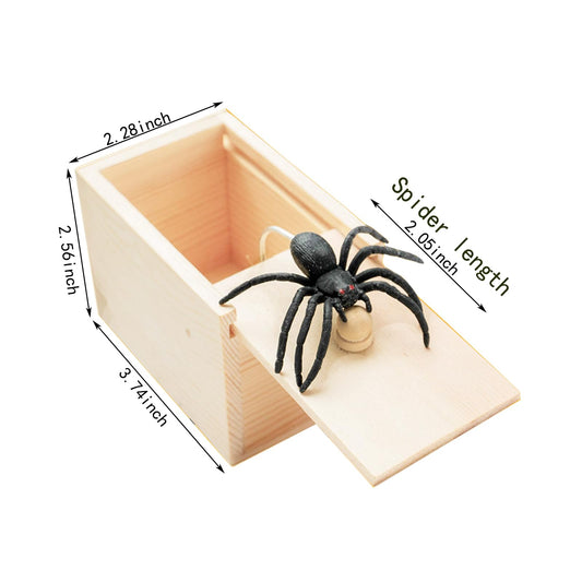 Winbar trick box with spider close-up highlighting realistic look and movement