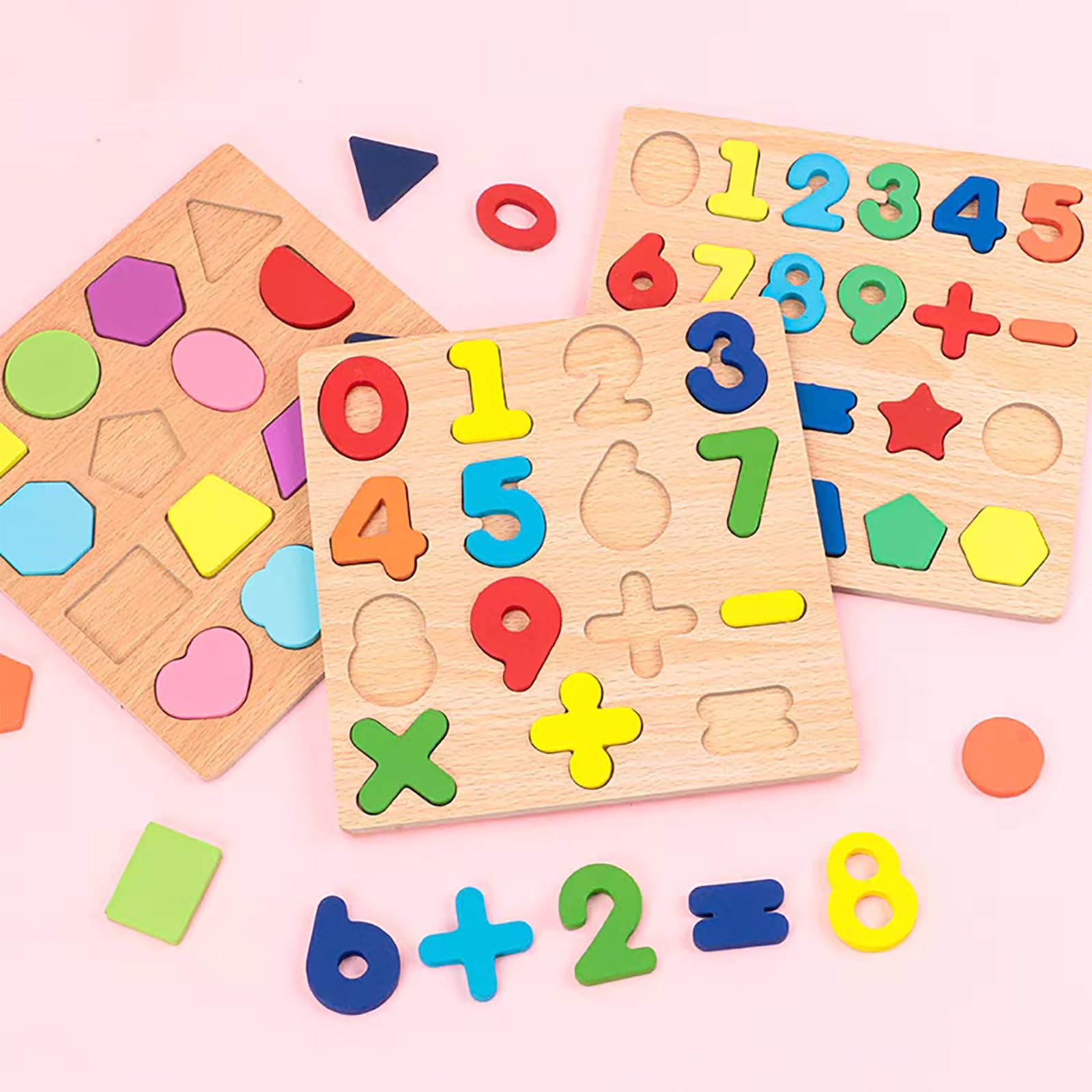 Winbar wooden puzzle set uses non-toxic finishes for safe, durable use.