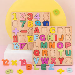 Winbar wooden puzzle pieces crafted from natural wood with a smooth finish.