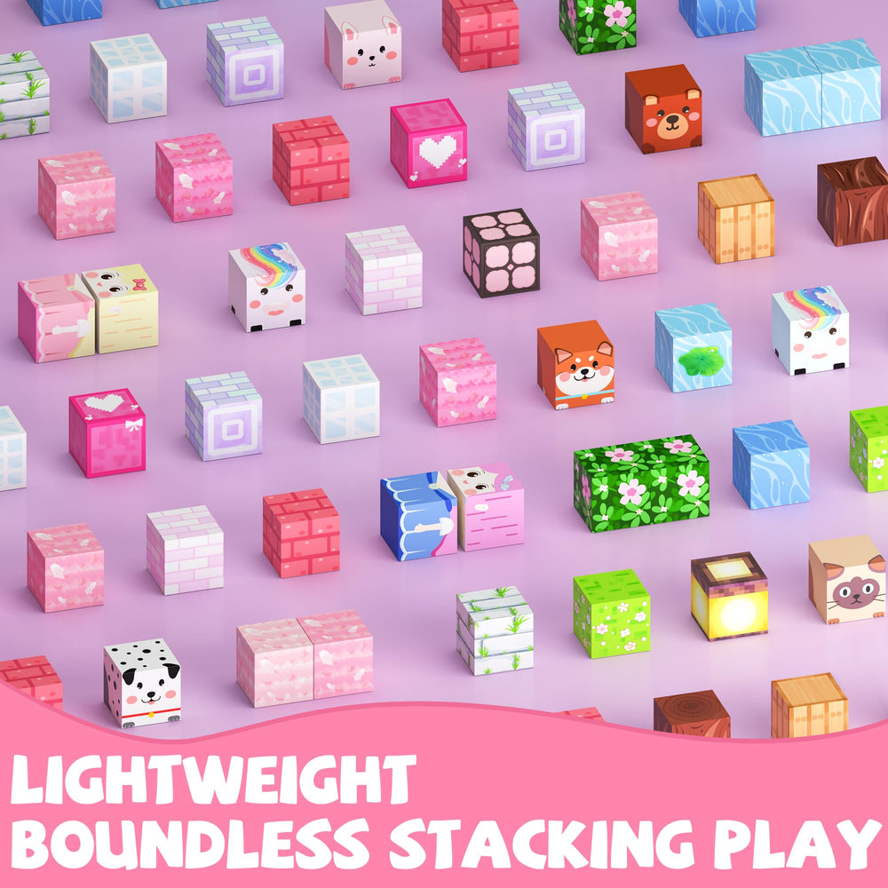 Winchoice Magnet blocks support group play and cooperative learning.