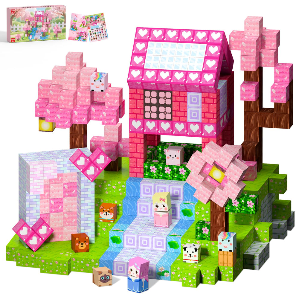 Winchoice Magnet princess blocks for building magical scenes and storytelling.