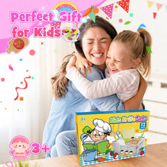 Windidi pretend play scene encourages role-play in the kitchen.
