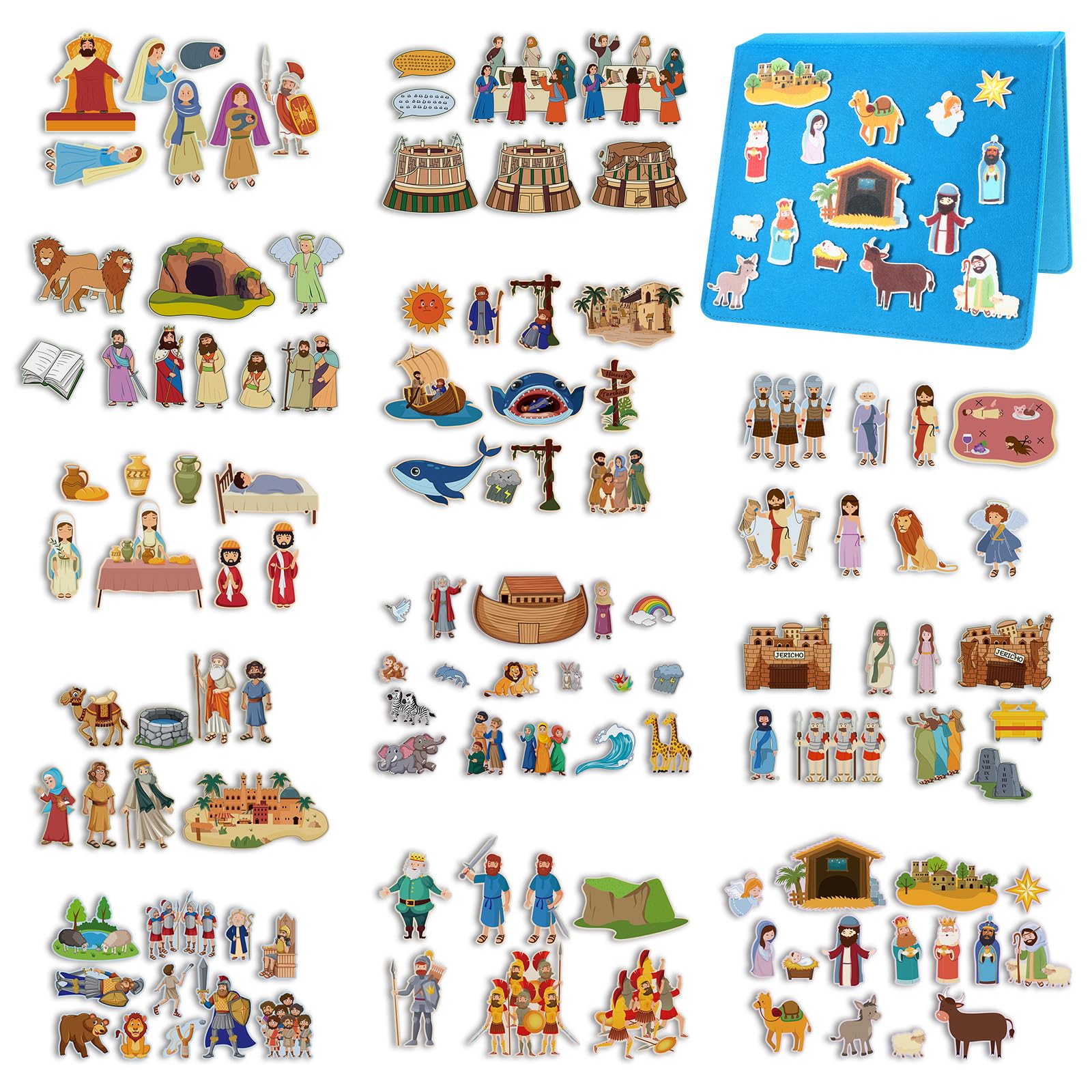 Windkream Ark pieces: interactive storytelling and fine motor practice.