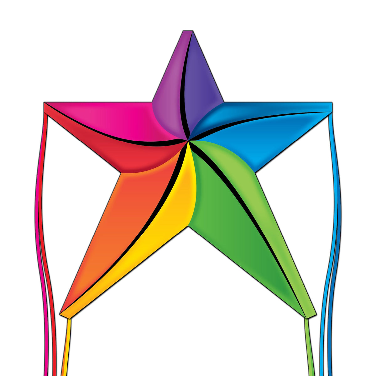 WindNSun ShootingStar kite sail, durable ripstop nylon for reliable outdoor flights.