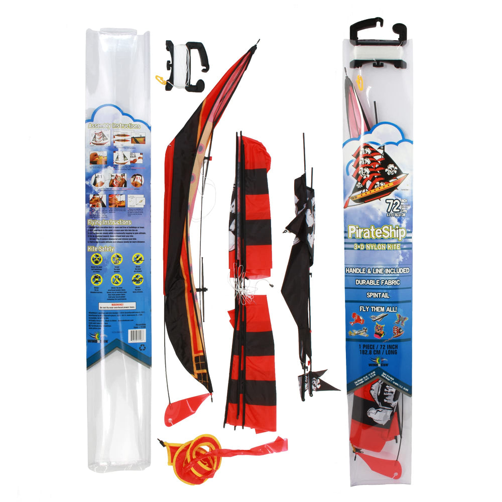 WindNSun stable-flight nylon kite demonstrating smooth handling for beginners