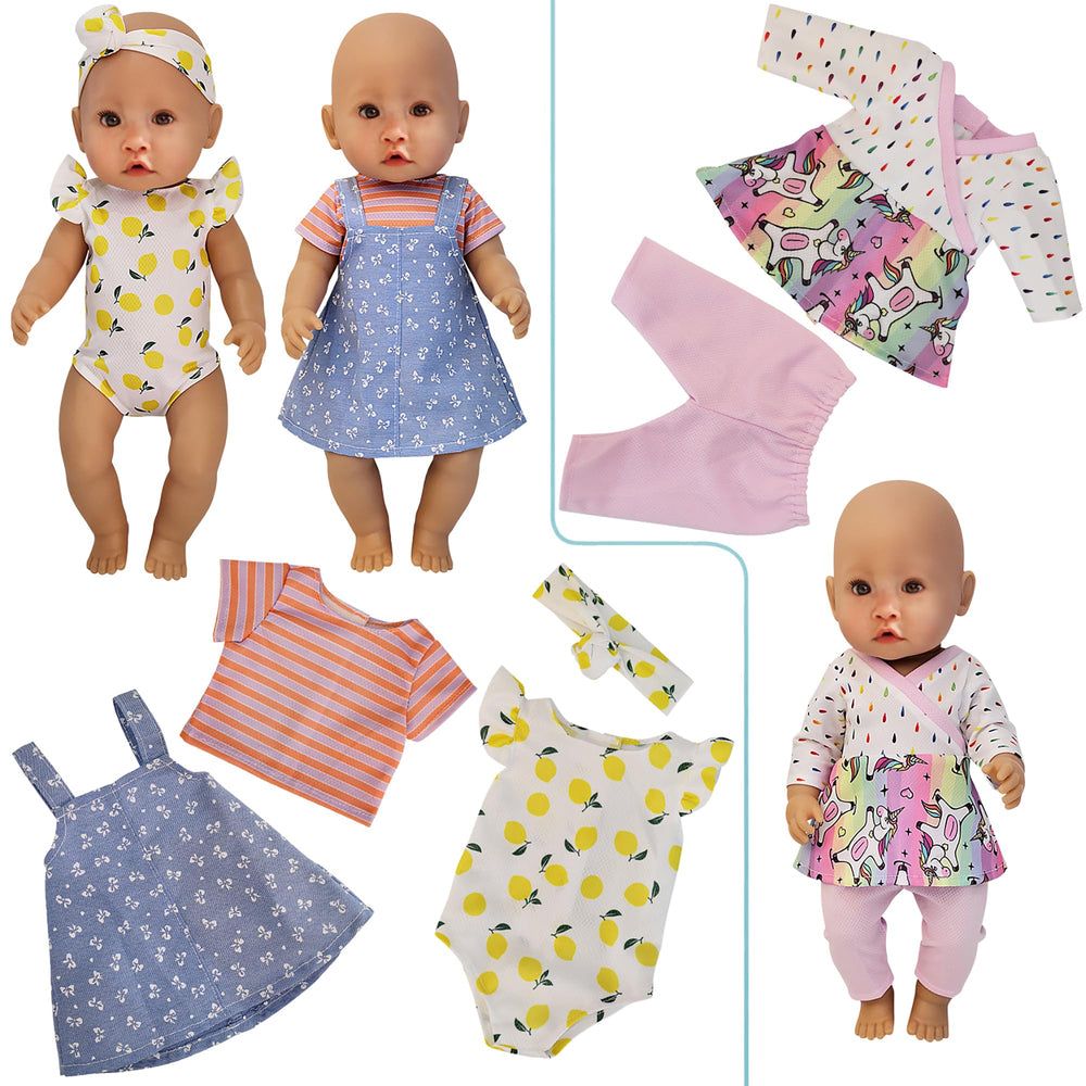 Windolls pineapple-pattern dress set offers cute styling for 18-inch dolls