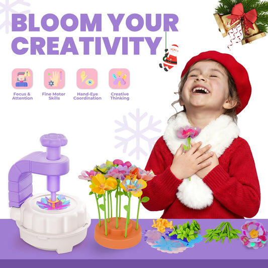 Windpaint fabric petals and sepals for vibrant floral crafts
