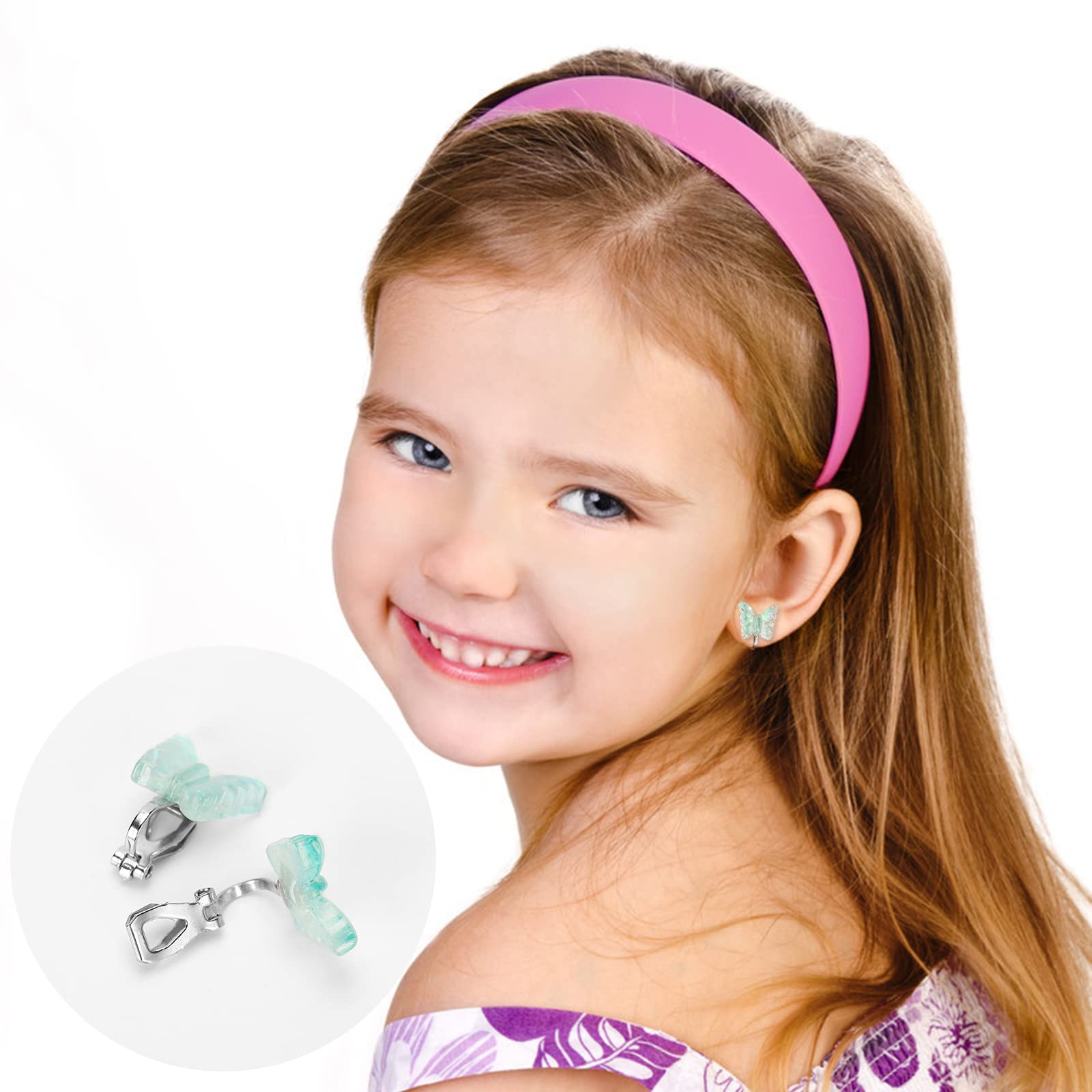 Wingchold flower clip-on earrings introduce cheerful style to special occasions
