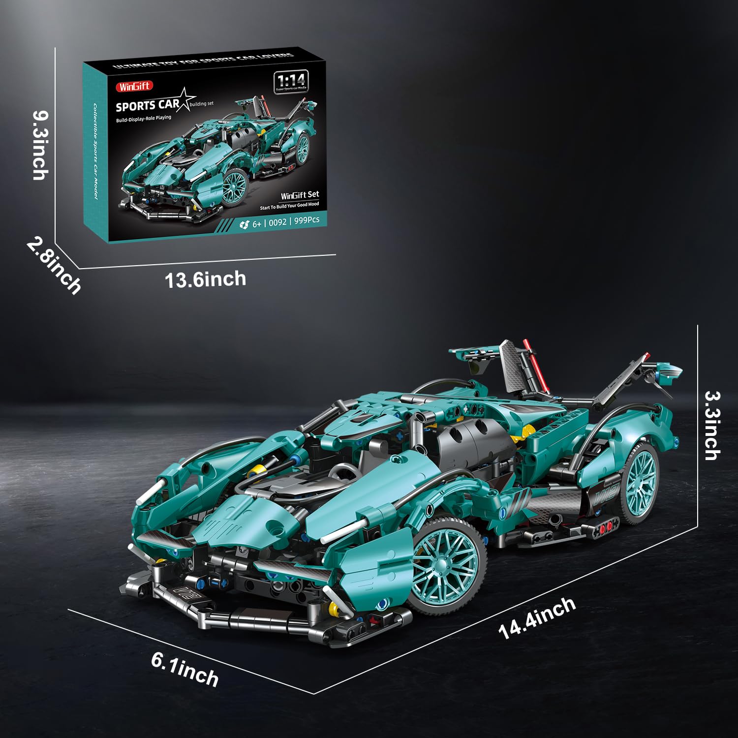 WINGIFT durable outer body panel: robust design supports long-term display.