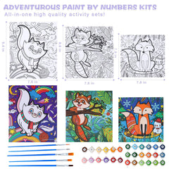 Wings Giant Paint by Numbers 30 paint pots, wide color range for rich artwork.
