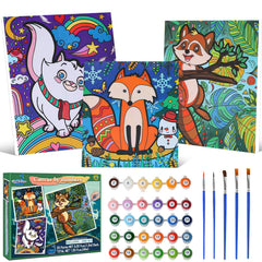 Wings Giant Paint by Numbers 3-Pack Kit in box, convenient all-in-one art activity.