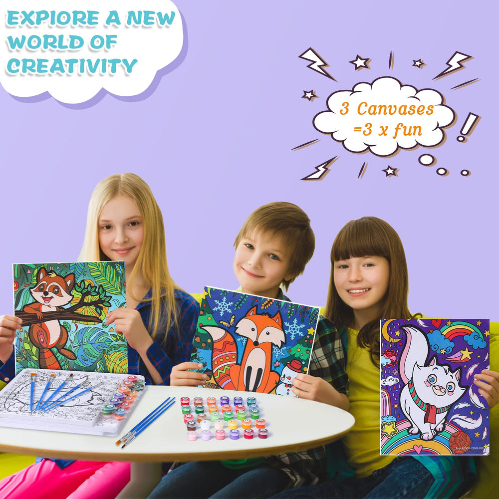 Wings Giant Paint by Numbers gift packaging, ready-made present option.