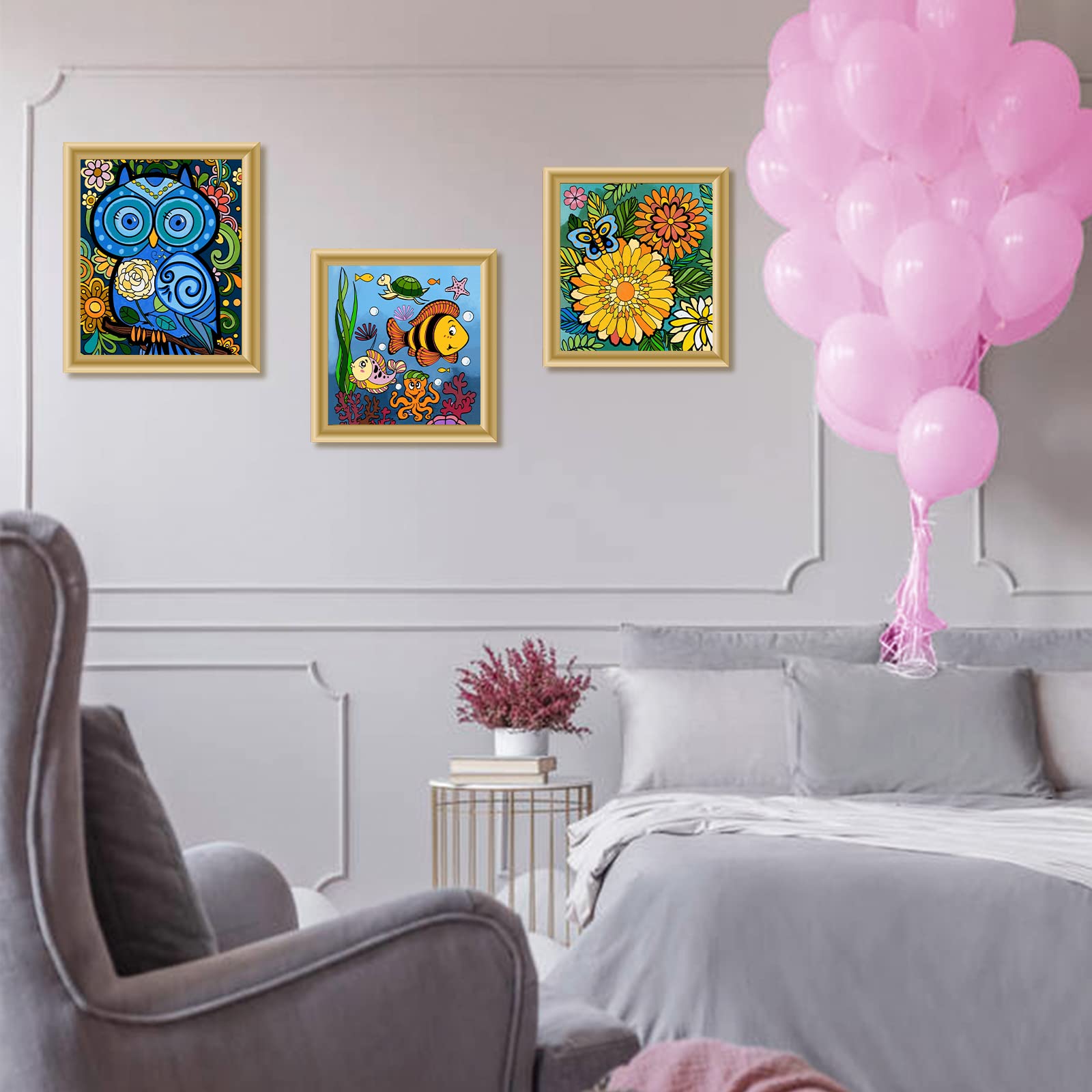 Wings Giant pre-printed canvas simplifies painting start