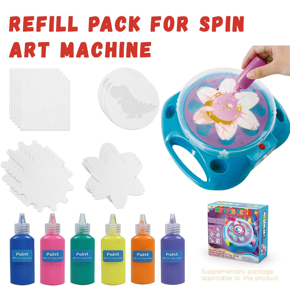 Wings Giant Spin Art refill with small cards for detailed designs.