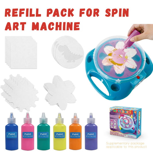 Wings Giant Spin Art refill with small cards for detailed designs.