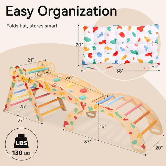 Wingyz foldable 8-in-1 jungle gym ready for versatile indoor and outdoor play.