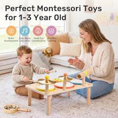 WINGYZ Kids Drum Set sleigh bell accent adding playful jingles.