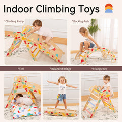 Wingyz toddler climbing set supports little hands with ergonomic handles.