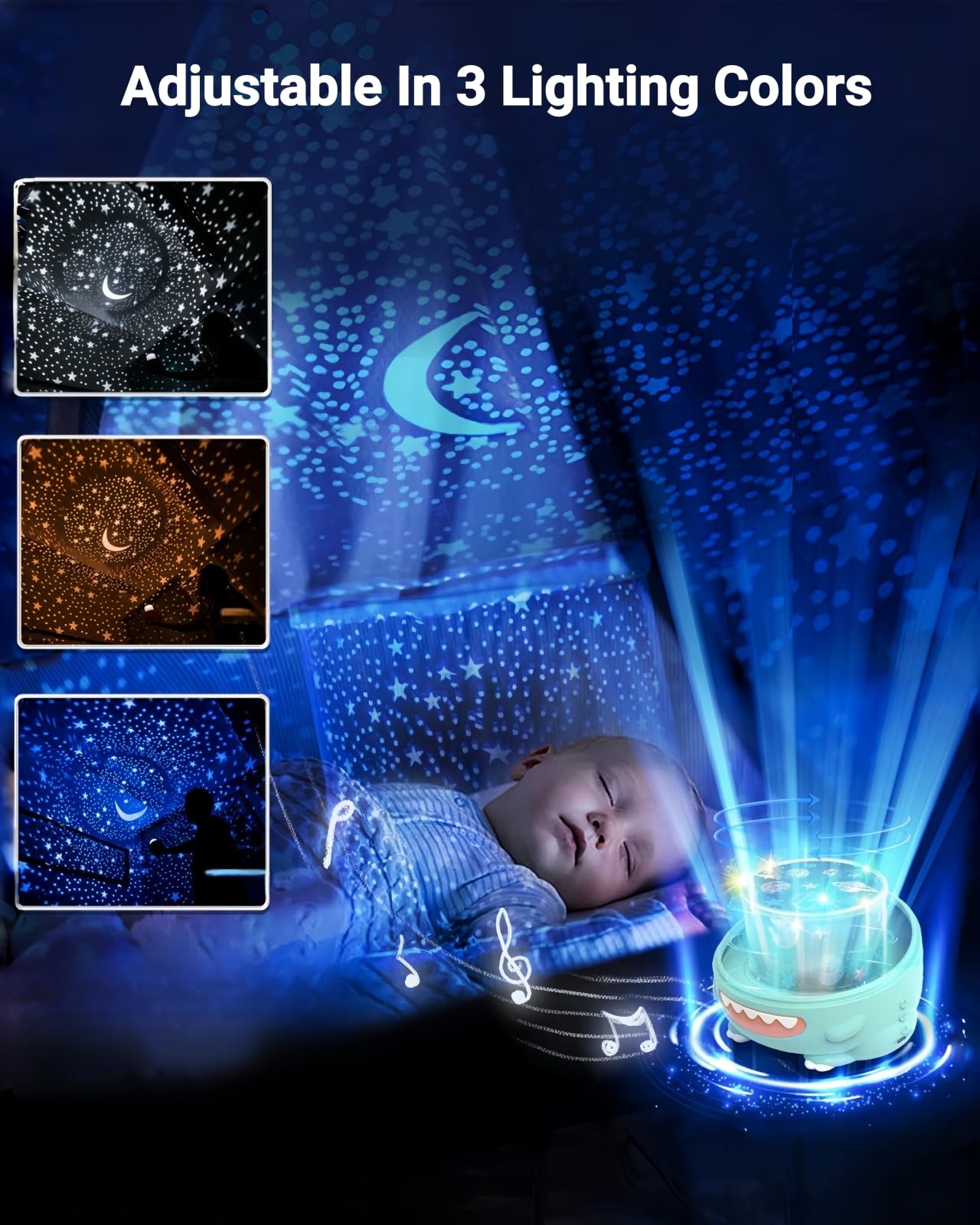 WINICE Dinosaur Projector birthday mode brightens celebratory ceiling scenes