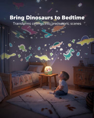 WINICE Dinosaur Projector Christmas mode lights up festive ceiling décor