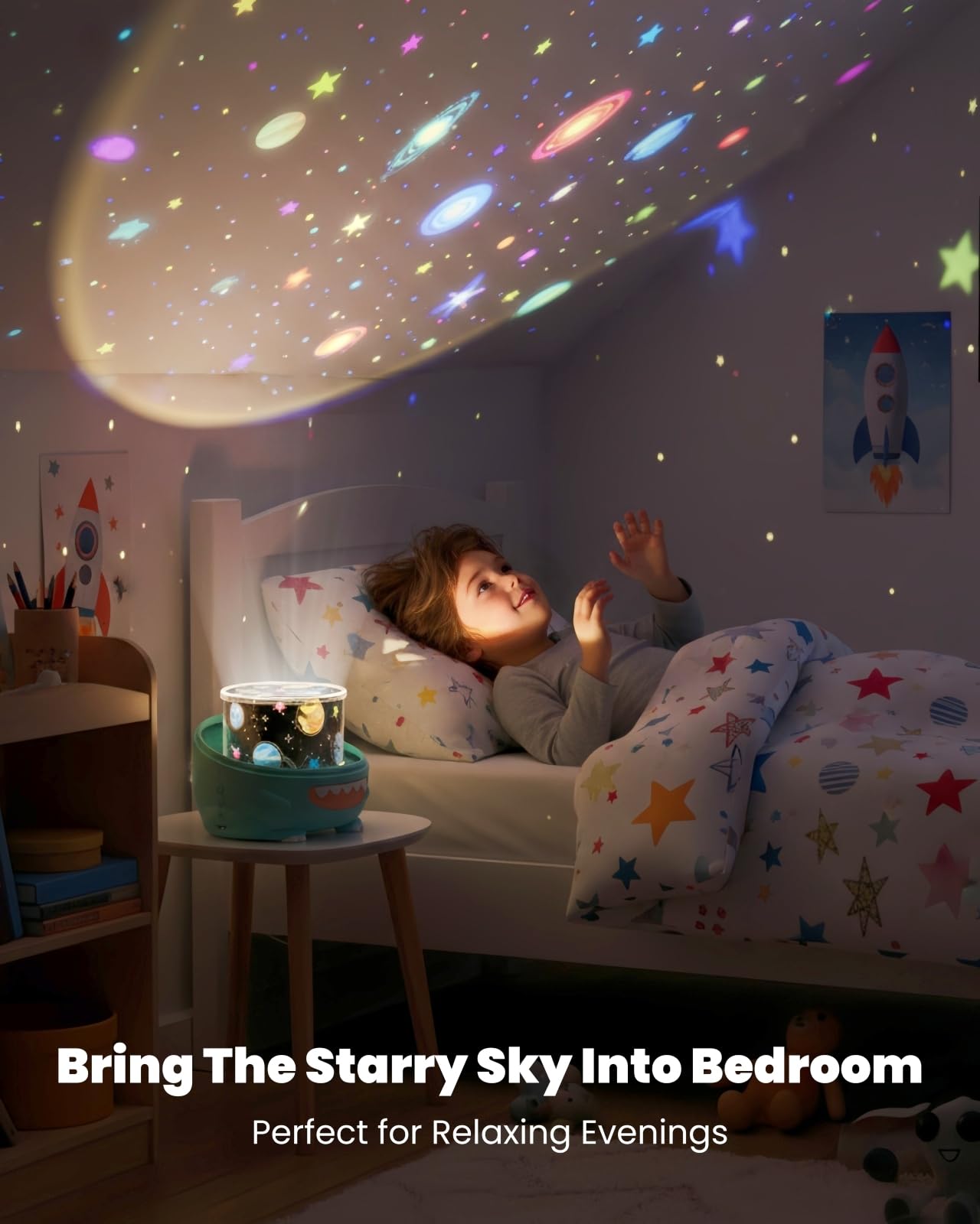 WINICE Dinosaur Projector sea world mode sparks playful ceiling visuals